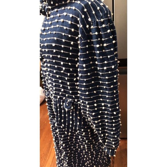Vtg Marena Marena Two Inc Overcoat Duster F Knots Boho Artsy Rare Oversized - Picture 10 of 13